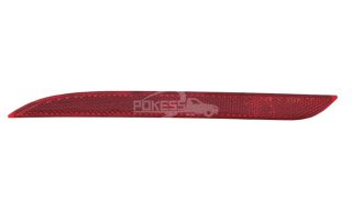 POKESS Rear Red Reflectors FR3Z15A449A FR3B17A849AB Left Rear Bumper Reflector for Ford Mustang 2015