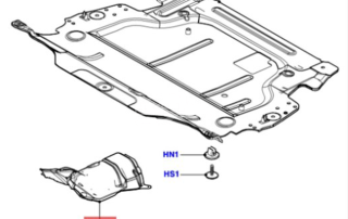 7M217Z309AA 6M217Z309AG 7M217Z309AB 1768118 LQ-ZS-297 Insulation Shield Front Section for Ford Mondeo 1313-17/Mondeo 08-12/S-MAX