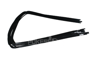 POKESS Auto Parts Trim Strip 4M51A03194AC 1388614 Front Windshield Trim Strip Bend for Ford Fo-cus 07-09