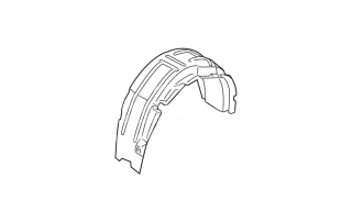 Body System Auto Parts HP5Z58278B51A HP53A280K74AB Fender Inner Lining Rear Left for Lincoln MKZ 17-