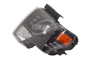 POKESS LED Head Light DL3Z13008FB 330-1157L-USH2 K30-1157L-USH2 Head Light Left Black for Ford Media F-150 10-14