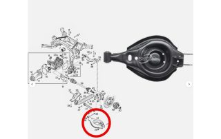 20756282 96626410 Rear Right Suspension for Chevrolet Captiva 2008