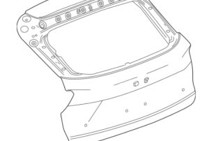 Parts for Car Doors 42928205 Rear Door for Chevrolet Trax 2023-2025