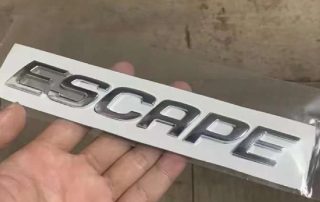 Escape Logo ESCAPEZB Front Letter Logo for Ford Escape