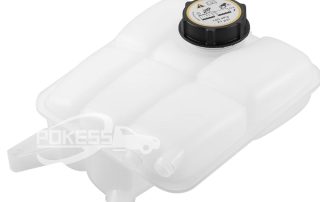 POKESS Car Cooling System CV6Z8A080A ED818K218AA 8V618K218-AE Expansion Tank for Ford Focus/Kuga