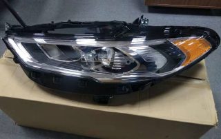 Front Car Black Headlight HS7Z13008P HS7313035AE Ford Mondeo Fusion 2017-2020