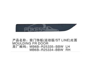 MB6BR20849BB5UAW Exterior Door Trim Strip Front Left for Ford Mondeo 22.CNS