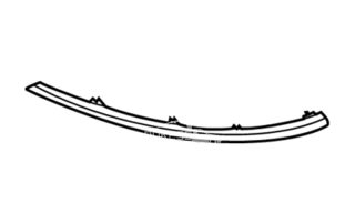 LC5Z17C830AC LC5B17C795AASMAS 5743542 Rear Bumper Trim Strip L for Lincoln AVIATOR