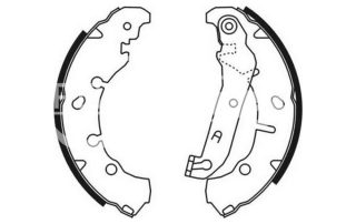 2S6J 2200-BA 1236882 1417551 1123790 1106633 1106634 Rear Ceramic Brake Pad for FIESTA 01