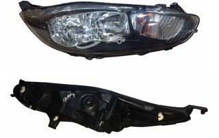 DA1D51030A DA1D51030C DA1D51030D 431-11B9RMLDMN2 Right Headlight (Black) for Ford Fiesta 2013