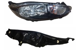 DA1D51030A DA1D51030C DA1D51030D 431-11B9RMLDMN2 20-E407-A5-8B C1BB-13W029-AB Right Headlight (Black) for Ford Fiesta 2013