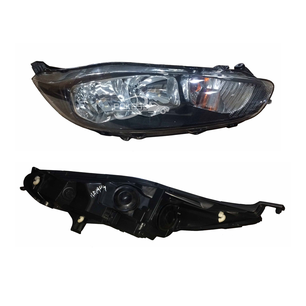DA1D51030A DA1D51030C DA1D51030D 431-11B9RMLDMN2 20-E407-A5-8B C1BB-13W029-AB Right Headlight (Black) for Ford Fiesta 2013
