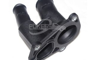 POKESS 2S6G9K478BD C605151H0A BE8Z8592B C605151H0A 2S6G9 Engine Thermostat Cover for Ford Focus 12 1.6 Ecosport 1.5 Fiesta 13