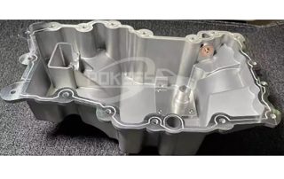 Car Oil Sump Ford Oil Pan FT4E6675DC FT4E6675DF Diesel Engine Aluminum Oil Sump for Ford Edge Taurus 2.7T Lincoln