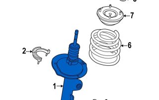 Suspension Shock Absorbers Parts DB5Z18124AE1 BB5Z18124A Front Left Shock Absorber Assembly for Ford Explorer 3.5
