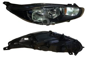 Car Headlight DA1D51030A DA1D51030C Right Black Headlight for Ford Fiesta 2013