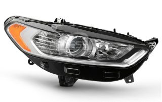 Car Headlight DS7Z13008A DS7313W029CD Right Black Headlight for Ford Mondeo MK4 Fusion 13-16