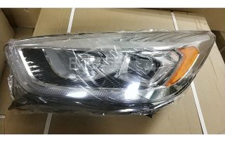 For Ford Kuga 2017 Headlight GV4113W030EE GV4113W030ED Left Black Headlight Assembly Headlamp