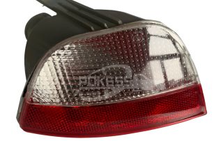 LED Fog Light Bulb 5M5115500AA 431-1305R-LD-UE Red/White Rear Fog Light 2 Door for Ford Focus 05/08