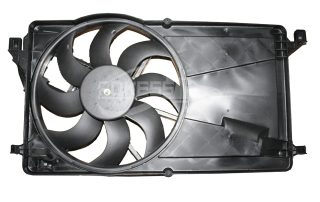 Radiator Cover 5M5H8C607AD QS1374D 5M5H8C607AA Radiator Cooling Fan Frame With Module for Ford Focus 05-13