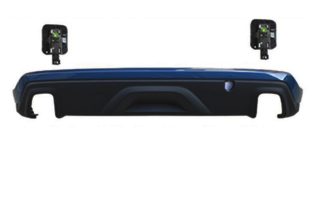 POKESS Auto Bumper Part KK7B17F954BAPRAA KK7BS17K823EAPRAA Lower Rear Bumper for Ford Edge 2020 Sport